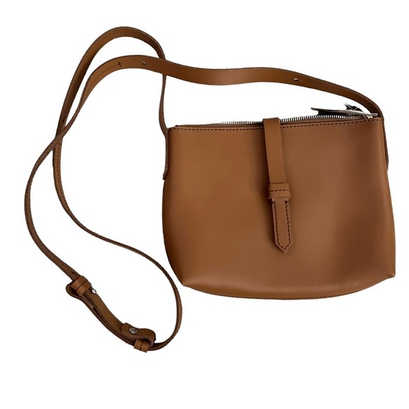 J. Crew Bags J Crew Parker Camel Tan Leather Crossbody Purse New